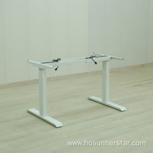 Double motor three desk stand